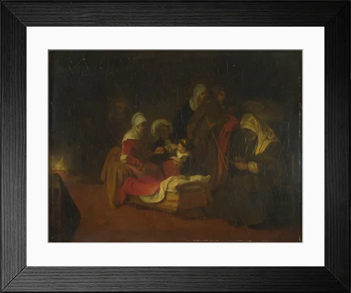 Framed Print : The Naming of Saint John the Baptist, c. 1655. Artist: Fabritius, Barent (1624-1673) Framed Print : The Naming of Saint John the Baptist, c. 1655. Artist: Fabritius, Barent (1624-1673)