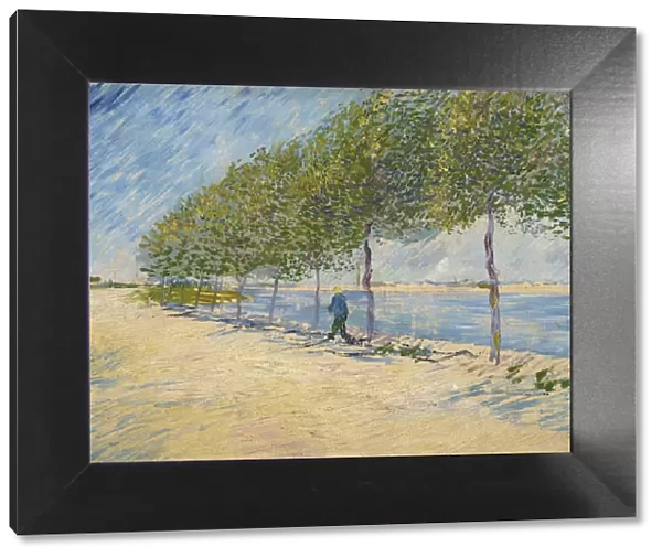 Along the Seine, 1887. Artist: Gogh, Vincent, van (1853-1890)