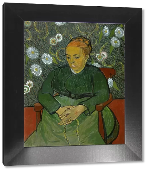 Portrait of Madame Roulin (La Berceuse), 1888-1889. Artist: Gogh, Vincent, van (1853-1890)