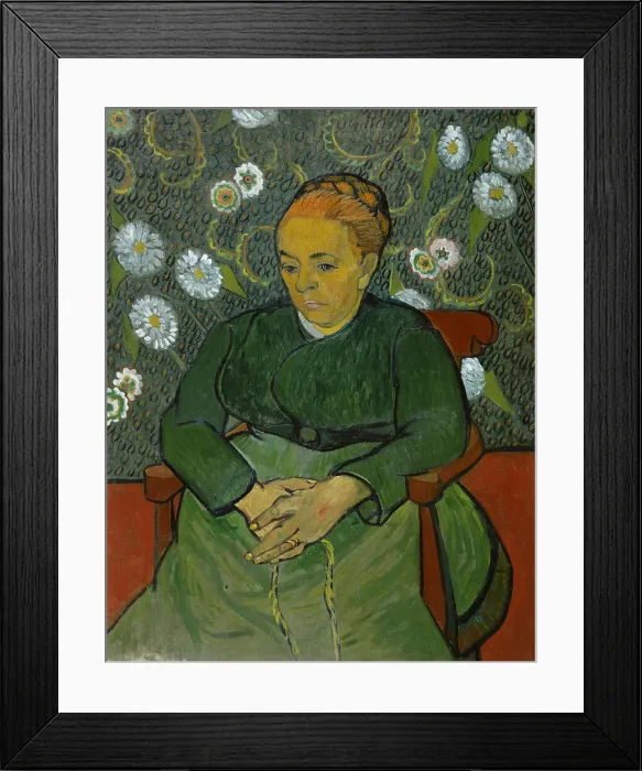 Framed Print : Portrait of Madame Roulin (La Berceuse), 1888-1889. Artist: Gogh, Vincent, van (1853-1890) Framed Print : Portrait of Madame Roulin (La Berceuse), 1888-1889. Artist: Gogh, Vincent, van (1853-1890)
