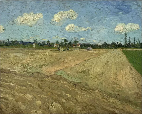 Ploughed fields (The furrows), 1888. Artist: Gogh, Vincent, van (1853-1890)