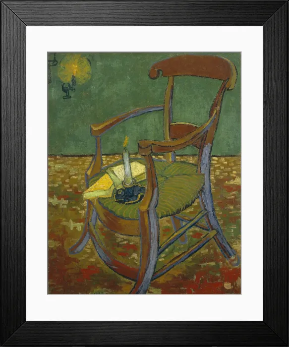 Framed Print : Gauguins chair, 1888. Artist: Gogh, Vincent, van (1853-1890) Framed Print : Gauguins chair, 1888. Artist: Gogh, Vincent, van (1853-1890)