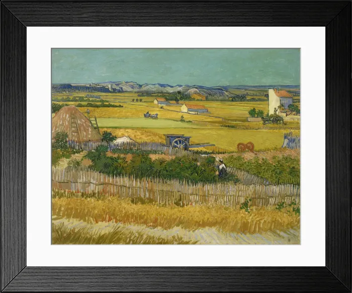 Framed Print : The harvest, 1888. Artist: Gogh, Vincent, van (1853-1890) Framed Print : The harvest, 1888. Artist: Gogh, Vincent, van (1853-1890)