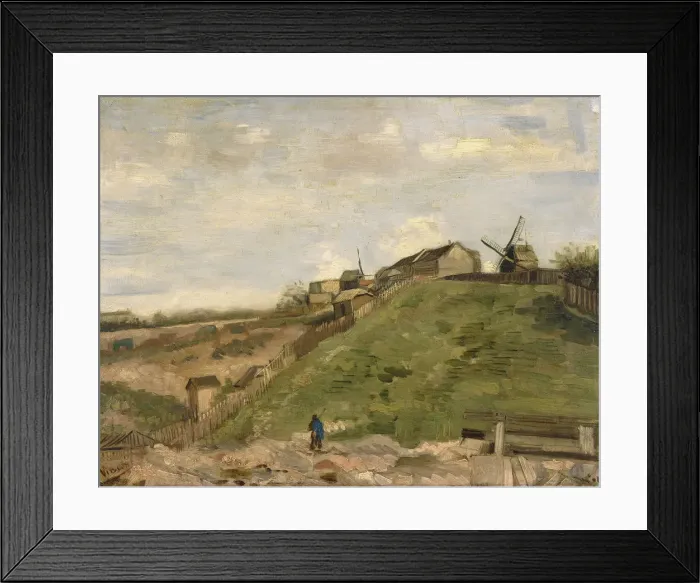 Framed Print : The hill of Montmartre with stone quarry, 1886. Artist: Gogh, Vincent, van (1853-1890) Framed Print : The hill of Montmartre with stone quarry, 1886. Artist: Gogh, Vincent, van (1853-1890)