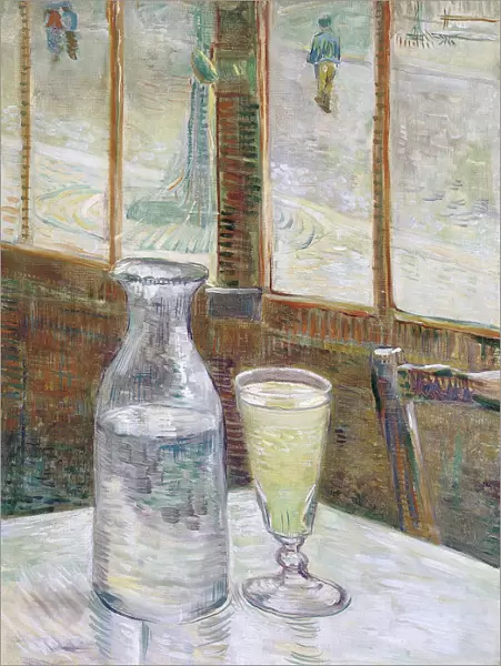 Cafe table with absinth, 1887. Artist: Gogh, Vincent, van (1853-1890)