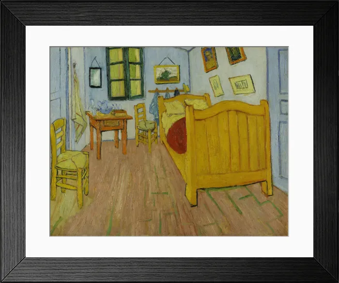Framed Print : The bedroom, 1888. Artist: Gogh, Vincent, van (1853-1890) Framed Print : The bedroom, 1888. Artist: Gogh, Vincent, van (1853-1890)