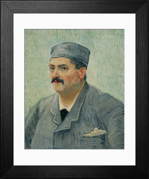 Framed Print : Portrait of Etienne-Lucien Martin, 1887. Artist: Gogh, Vincent, van (1853-1890) Framed Print : Portrait of Etienne-Lucien Martin, 1887. Artist: Gogh, Vincent, van (1853-1890)