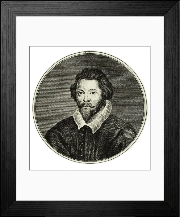 Framed Print : Composer William Byrd. Artist: Haym, Niccolo Francesco (active 18th century) Framed Print : Composer William Byrd. Artist: Haym, Niccolo Francesco (active 18th century)