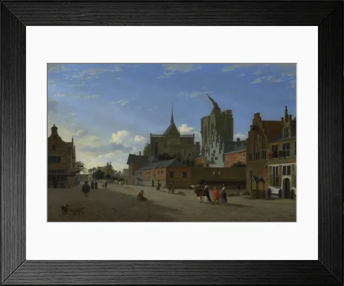 Framed Print : A View in Cologne, c. 1660. Artist: Heyden, Jan, van der (1637-1712) Framed Print : A View in Cologne, c. 1660. Artist: Heyden, Jan, van der (1637-1712)
