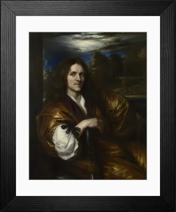 Framed Print : Self-Portrait, ca 1638. Artist: Lievens, Jan (1607-1674) Framed Print : Self-Portrait, ca 1638. Artist: Lievens, Jan (1607-1674)
