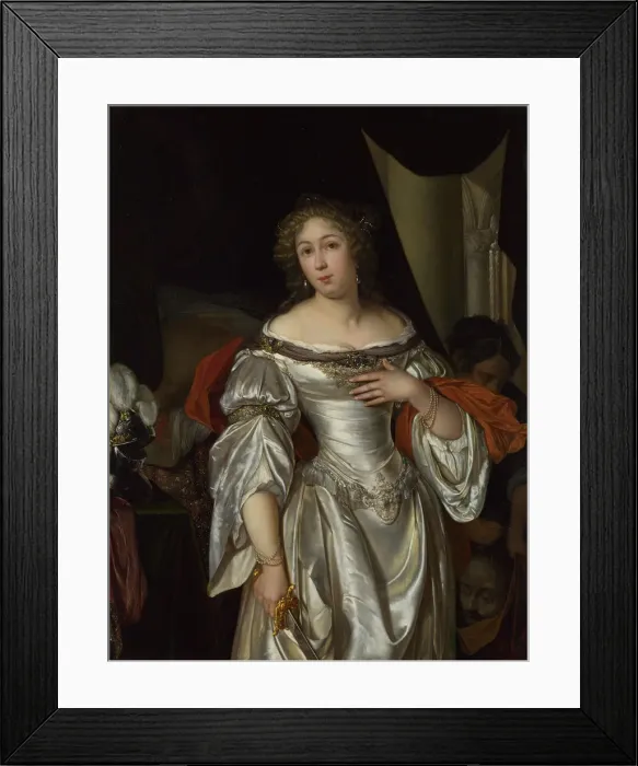 Framed Print : Judith, ca 1679. Artist: Neer, Eglon Hendrik, van der (1634-1703) Framed Print : Judith, ca 1679. Artist: Neer, Eglon Hendrik, van der (1634-1703)