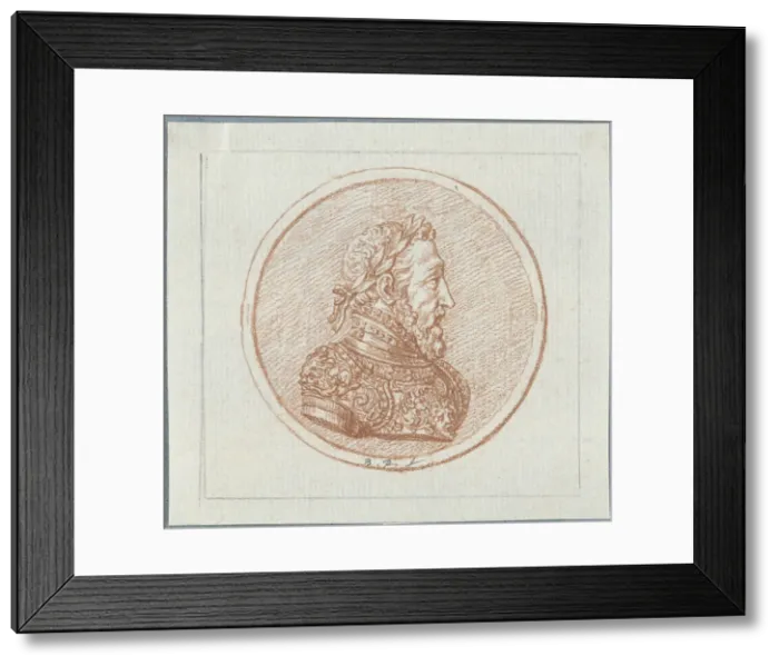 Framed Print : Portrait of King Henry II of France, Second Half of the 17th cen Artist: Picart, Bernard (1673?1733) Framed Print : Portrait of King Henry II of France, Second Half of the 17th cen Artist: Picart, Bernard (1673?1733)