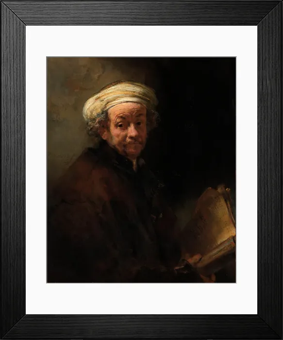 Framed Print : Self Portrait as the Apostle Paul, ca 1661. Artist: Rembrandt van Rhijn (1606-1669) Framed Print : Self Portrait as the Apostle Paul, ca 1661. Artist: Rembrandt van Rhijn (1606-1669)