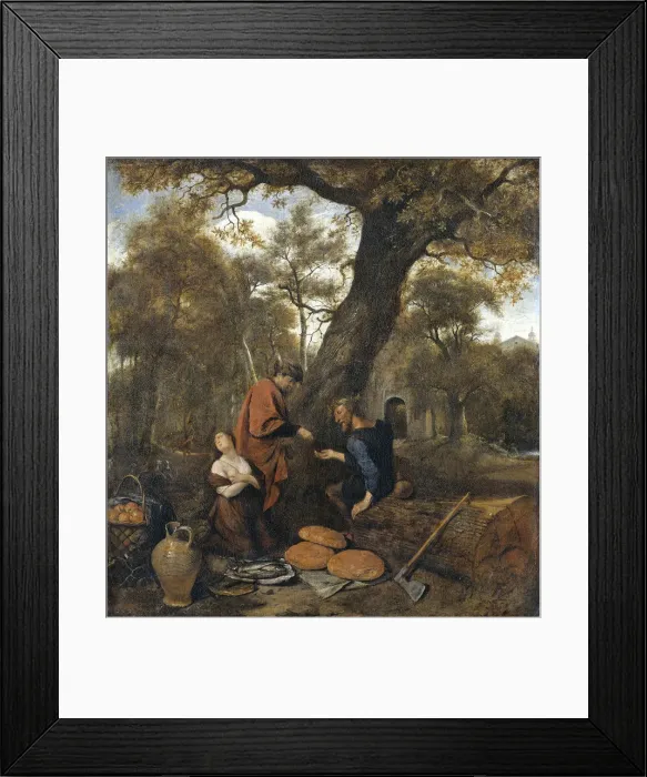 Framed Print : Erysichthon Sells His Daughter Mestra, 1660. Artist: Steen, Jan Havicksz (1626-1679) Framed Print : Erysichthon Sells His Daughter Mestra, 1660. Artist: Steen, Jan Havicksz (1626-1679)