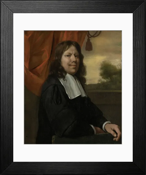 Framed Print : Self-portrait, c. 1670. Artist: Steen, Jan Havicksz (1626-1679) Framed Print : Self-portrait, c. 1670. Artist: Steen, Jan Havicksz (1626-1679)