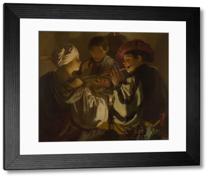 Framed Print : The Concert, c. 1626. Artist: Terbrugghen, Hendrick Jansz (1588-1629) Framed Print : The Concert, c. 1626. Artist: Terbrugghen, Hendrick Jansz (1588-1629)