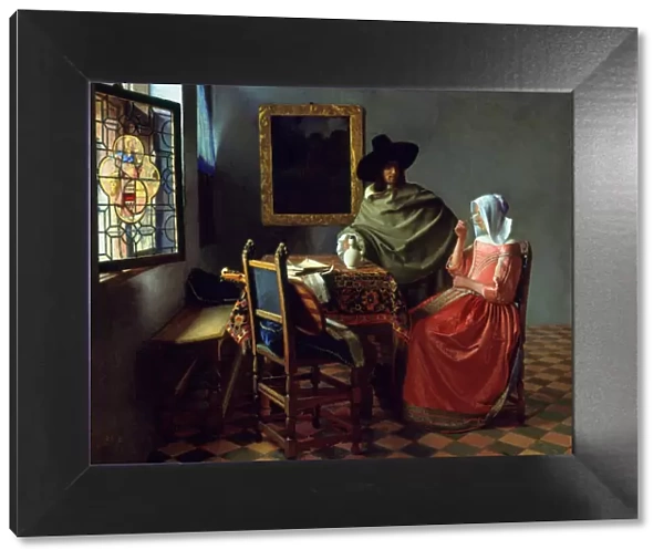 The Glass of Wine, ca 1661. Artist: Vermeer, Jan (Johannes) (1632-1675)
