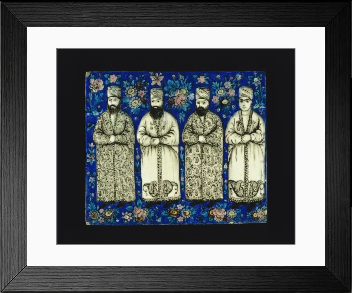 Framed Print : Molded Tile, Mid of the 19th cen Artist: Anonymous master Framed Print : Molded Tile, Mid of the 19th cen Artist: Anonymous master