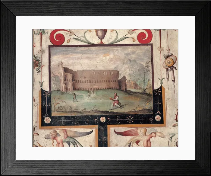 Framed Print : View of the Colosseum, 1544. Artist: Anonymous Framed Print : View of the Colosseum, 1544. Artist: Anonymous
