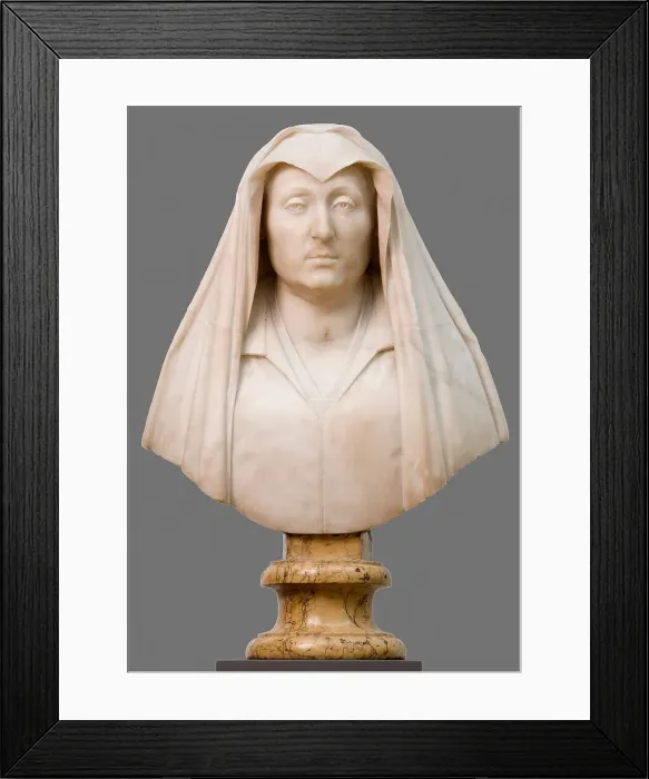 Framed Print : Bust of Camilla Barbadori, Mother of Pope Urban VIII Barberini, 1619. Artist: Bernini, Gianlorenzo (1598-1680) Framed Print : Bust of Camilla Barbadori, Mother of Pope Urban VIII Barberini, 1619. Artist: Bernini, Gianlorenzo (1598-1680)