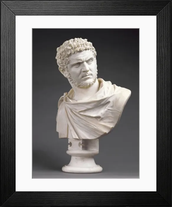 Framed Print : Caracalla, ca 1760. Artist: Cavaceppi, Bartolomeo (1717-1799) Framed Print : Caracalla, ca 1760. Artist: Cavaceppi, Bartolomeo (1717-1799)