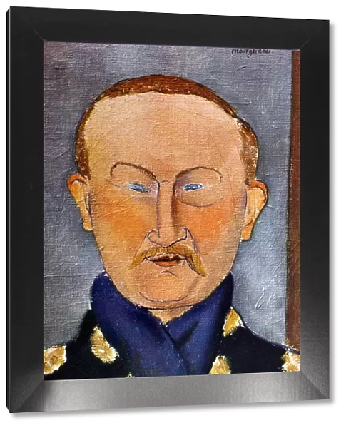 Portrait of the painter Leon Bakst (1866-1924), 1917. Artist: Modigliani, Amedeo (1884-1920)