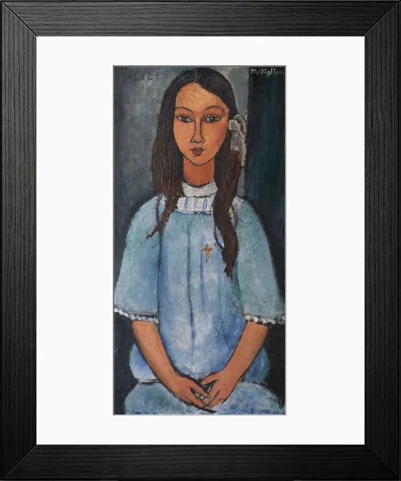 Framed Print : Alice, c. 1918. Artist: Modigliani, Amedeo (1884-1920) Framed Print : Alice, c. 1918. Artist: Modigliani, Amedeo (1884-1920)