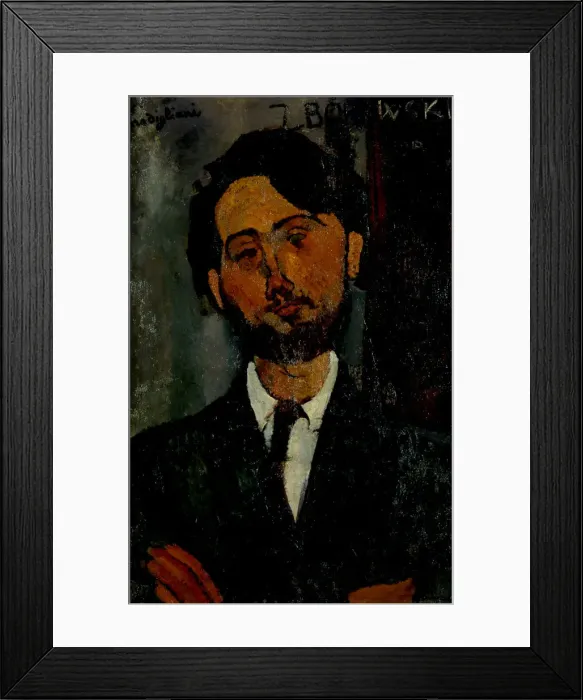 Framed Print : Portrait of Leopold Zborowski, 1916. Artist: Modigliani, Amedeo (1884-1920) Framed Print : Portrait of Leopold Zborowski, 1916. Artist: Modigliani, Amedeo (1884-1920)