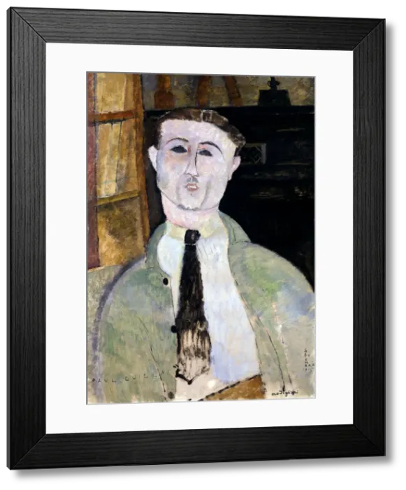 Framed Print : Portrait of Paul Guillaume (1891-1934), 1915. Artist: Modigliani, Amedeo (1884-1920) Framed Print : Portrait of Paul Guillaume (1891-1934), 1915. Artist: Modigliani, Amedeo (1884-1920)