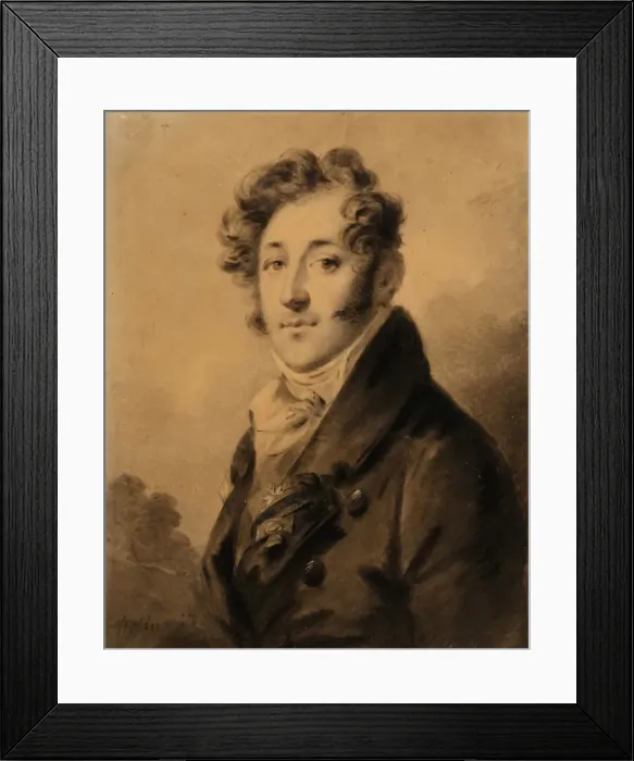 Framed Print : Portrait of Konstantin Yakovlevich Bulgakov (1782-1835), 1800s. Artist: Molinari, Alexander (1772-1831) Framed Print : Portrait of Konstantin Yakovlevich Bulgakov (1782-1835), 1800s. Artist: Molinari, Alexander (1772-1831)