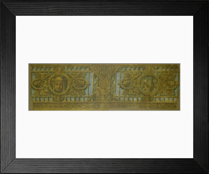 Framed Print : Box design for the Alexandrinsky Theatre in Saint Petersburg, 1826-1829. Artist: Rossi, Carlo (1775-1849) Framed Print : Box design for the Alexandrinsky Theatre in Saint Petersburg, 1826-1829. Artist: Rossi, Carlo (1775-1849)