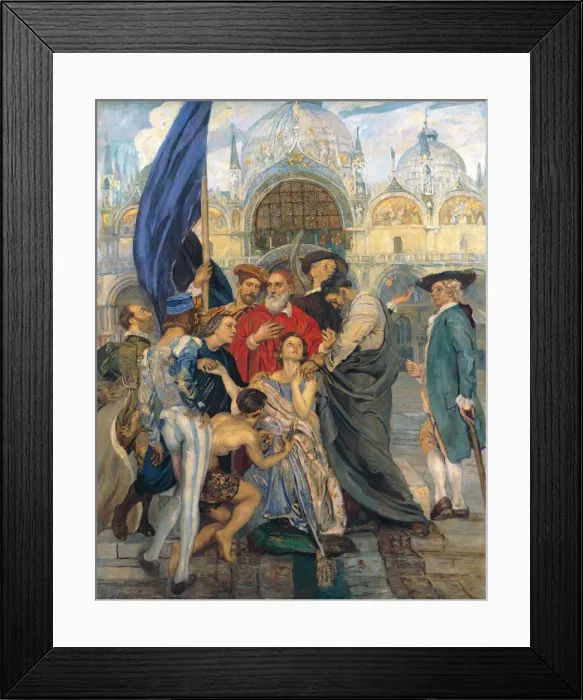 Framed Print : The Venetian Painters, 1937. Artist: Tito, Ettore (1859-1941) Framed Print : The Venetian Painters, 1937. Artist: Tito, Ettore (1859-1941)