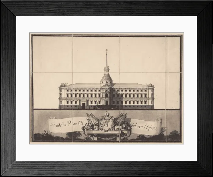 Framed Print : Saint Michaels Castle in Saint Petersburg, 1797. Artist: Brenna, Vincenzo (1745-1820) Framed Print : Saint Michaels Castle in Saint Petersburg, 1797. Artist: Brenna, Vincenzo (1745-1820)