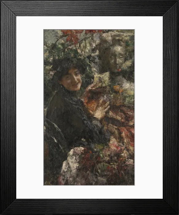 Framed Print : Aurelia, c. 1906. Artist: Mancini, Antonio (1852-1930)