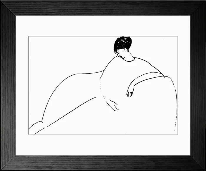 Framed Print : Anna Akhmatova, 1911. Artist: Modigliani, Amedeo (1884-1920) Framed Print : Anna Akhmatova, 1911. Artist: Modigliani, Amedeo (1884-1920)