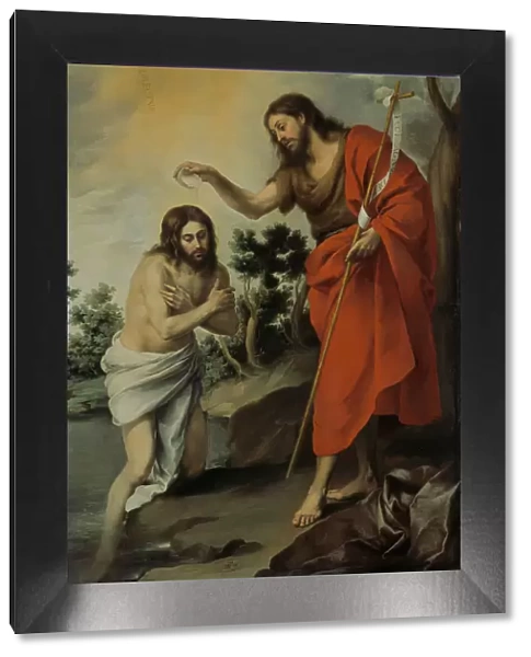 The Baptism of Christ, 1655. Artist: Murillo, Bartolome Esteban (1617-1682)