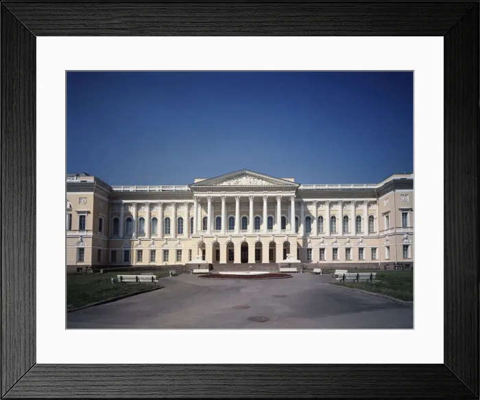 Framed Print : The Old Michael Palace in St. Petersburg, 1819-1825. Artist: Rossi, Carlo (1775-1849) Framed Print : The Old Michael Palace in St. Petersburg, 1819-1825. Artist: Rossi, Carlo (1775-1849)