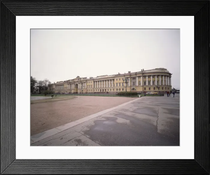 Framed Print : The Senate and Synod Buildings in Saint Petersburg, 1829-1834. Artist: Rossi, Carlo (1775-1849) Framed Print : The Senate and Synod Buildings in Saint Petersburg, 1829-1834. Artist: Rossi, Carlo (1775-1849)