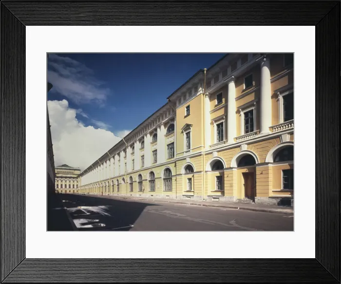 Framed Print : Architect Rossi Street in Saint Petersburg, 1828-1832. Artist: Rossi, Carlo (1775-1849) Framed Print : Architect Rossi Street in Saint Petersburg, 1828-1832. Artist: Rossi, Carlo (1775-1849)