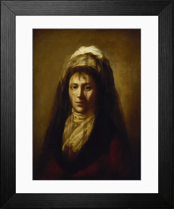 Framed Print : Portrait of Countess Yekaterina Petrovna Rostopchina (1776-1859) wearing a veil. Artist: Tonci, Salvatore (1756-1844) Framed Print : Portrait of Countess Yekaterina Petrovna Rostopchina (1776-1859) wearing a veil. Artist: Tonci, Salvatore (1756-1844)