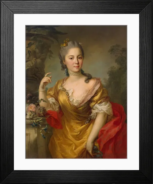 Framed Print : Portrait of Countess Anna Alexandrovna Chernyshova, 1764. Artist: Torelli, Stefano (1712-1784) Framed Print : Portrait of Countess Anna Alexandrovna Chernyshova, 1764. Artist: Torelli, Stefano (1712-1784)