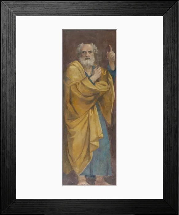 Framed Print : Saint Peter, 1604-1607. Artist: Carracci, Annibale (1560-1609) Framed Print : Saint Peter, 1604-1607. Artist: Carracci, Annibale (1560-1609)
