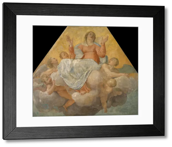 Framed Print : The Assumption of the Virgin, 1604-1607. Artist: Carracci, Annibale (1560-1609) Framed Print : The Assumption of the Virgin, 1604-1607. Artist: Carracci, Annibale (1560-1609)