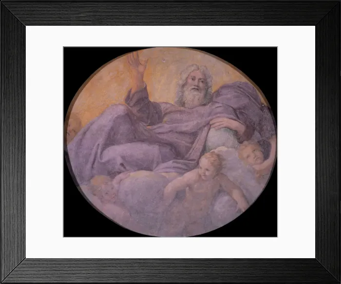 Framed Print : The everlasting Father, 1604-1607. Artist: Carracci, Annibale (1560-1609) Framed Print : The everlasting Father, 1604-1607. Artist: Carracci, Annibale (1560-1609)