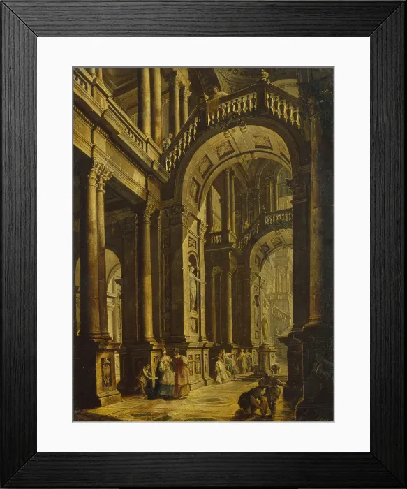 Framed Print : The Idolatry of King Solomon. Artist: Bigari, Vittorio Maria (1692-1776) Framed Print : The Idolatry of King Solomon. Artist: Bigari, Vittorio Maria (1692-1776)