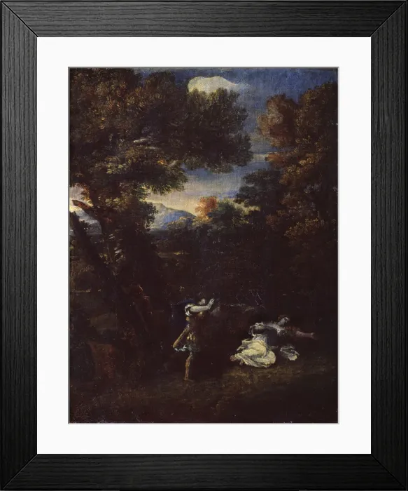 Framed Print : Cephalus and Procris. Artist: Franceschini, Marcantonio (1648-1729) Framed Print : Cephalus and Procris. Artist: Franceschini, Marcantonio (1648-1729)