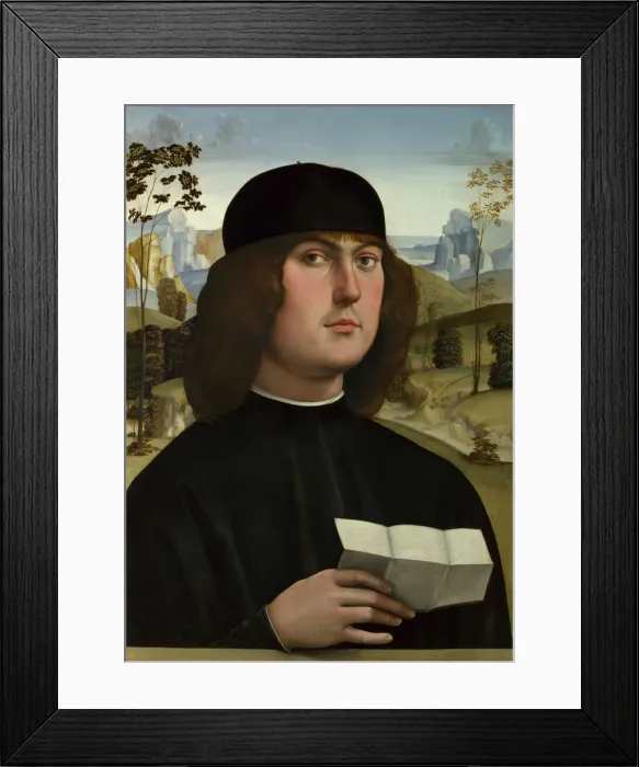 Framed Print : Bartolomeo Bianchini, c. 1490. Artist: Francia, Francesco (1450-1517) Framed Print : Bartolomeo Bianchini, c. 1490. Artist: Francia, Francesco (1450-1517)
