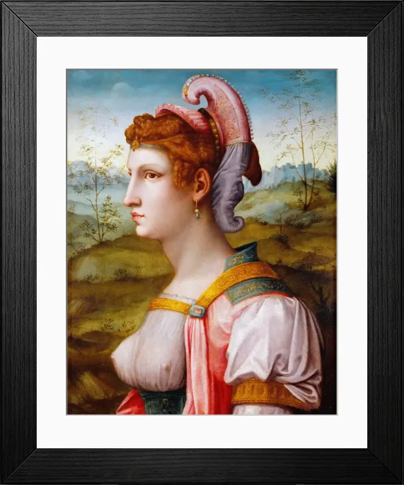 Framed Print : Sibyl, 1525-1550. Artist: Bacchiacca, Francesco (1494-1557) Framed Print : Sibyl, 1525-1550. Artist: Bacchiacca, Francesco (1494-1557)