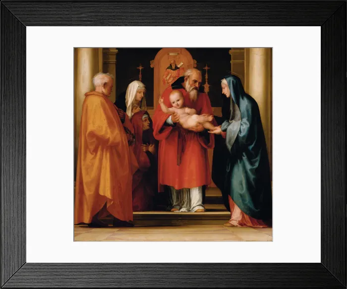 Framed Print : The Presentation in the Temple, 1516. Artist: Bartolommeo, Fra (1472-1517) Framed Print : The Presentation in the Temple, 1516. Artist: Bartolommeo, Fra (1472-1517)