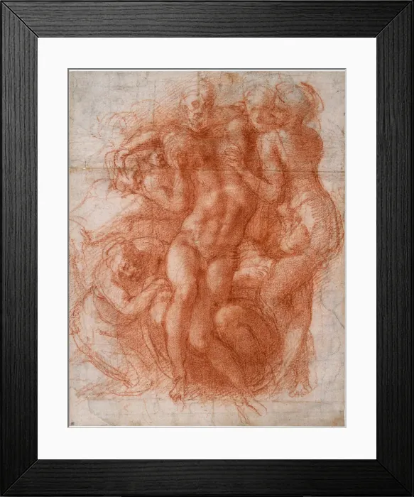Framed Print : Lamentation, ca 1530. Artist: Buonarroti, Michelangelo (1475-1564) Framed Print : Lamentation, ca 1530. Artist: Buonarroti, Michelangelo (1475-1564)